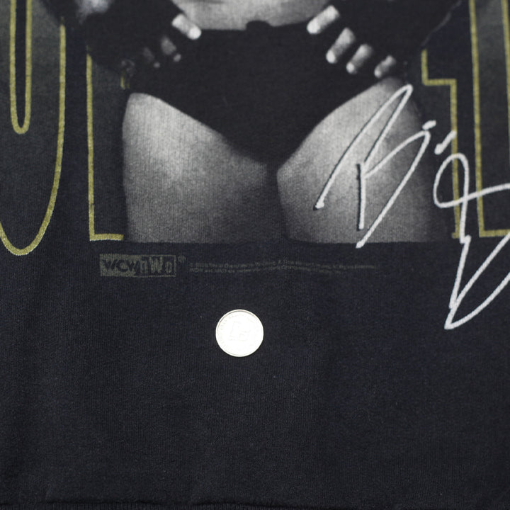 Vintage WCW Goldberg Wrestling T-Shirt Made in Canada Signed Print Size Large - Fashion Rerun Vintage Migration_Sweaters
