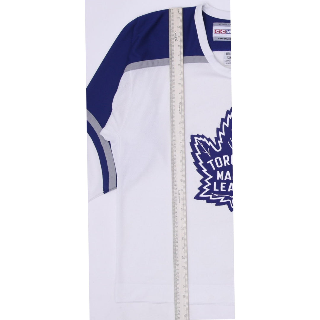 Vintage CCM White Blue Toronto Maple Leafs Hockey Jersey L NHL | Migration_Jerseys - View 6 | Fashion Rerun