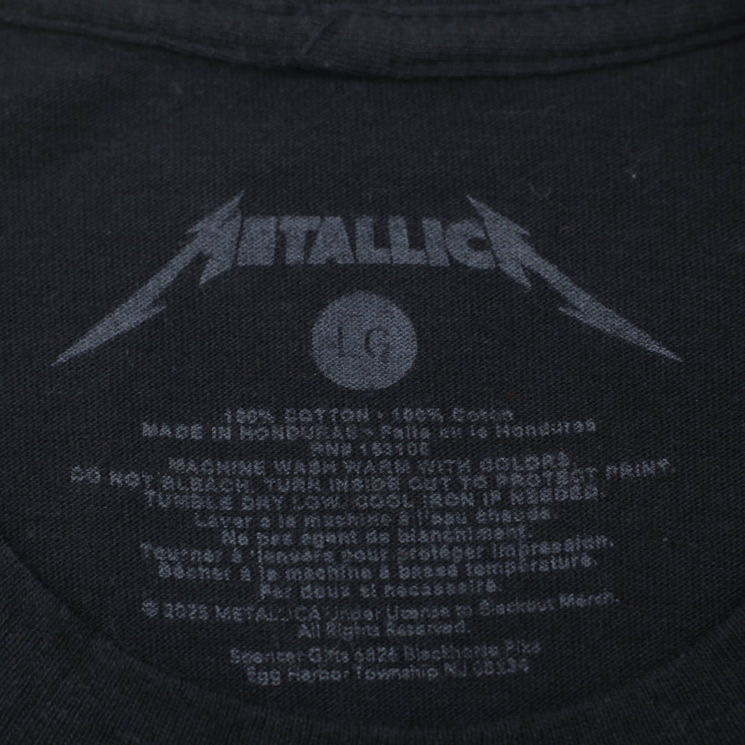 Mens Official Metallica "And Justice for All" Album Graphic T-Shirt Black Large
