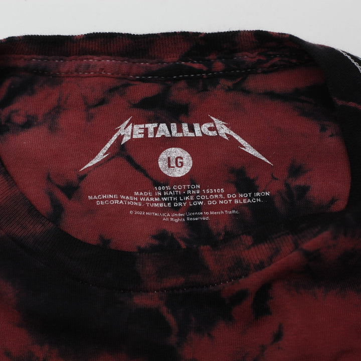 Metallica In Vertigo You Will Be Metal Band Tie-Dye T-Shirt Size L