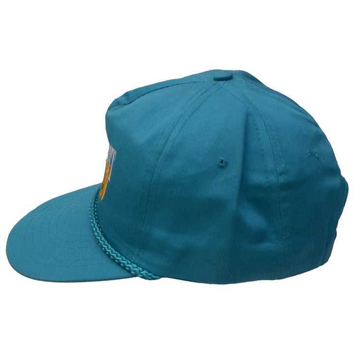 Mens WordPerfect Office 4.0 Green Turquoise Snapback Trucker Cap Embroidered