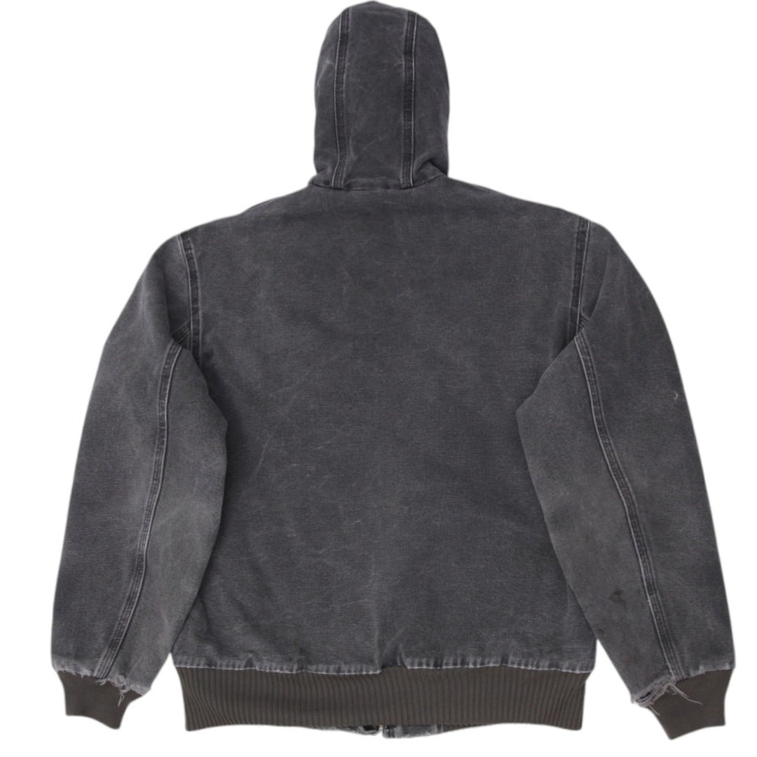 Vintage Carhartt J130 MOS Quilted Hooded Duck Jacket Size S | Migration_Jackets WW Collection - Side View | Fashion Rerun
