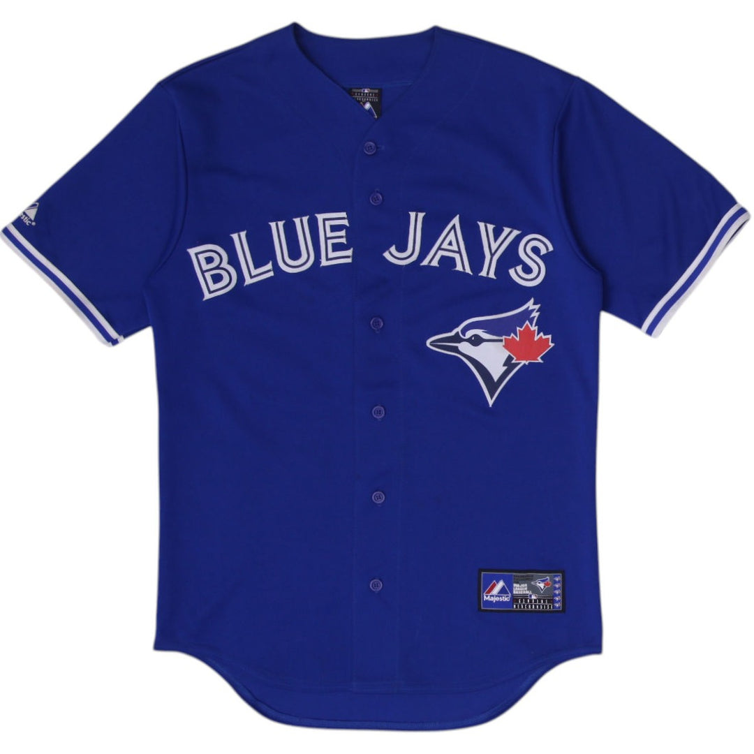 Mens Majestic Toronto Blue Jays Adam Lind 26 Jersey Made in USA Size S