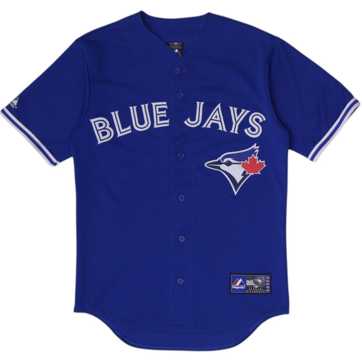 Mens Majestic Toronto Blue Jays Adam Lind 26 Jersey Made in USA Size S