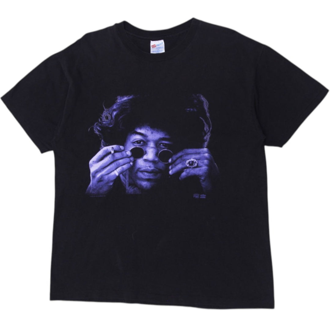 Vintage 1993 Jimi Hendrix "Purple Haze" Graphic Black T-Shirt Single Stitch XL | Migration_T-Shirts | Fashion Rerun