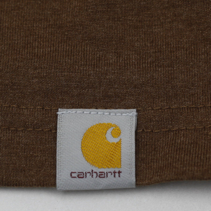 Mens Carhartt Relaxed Fit Brown Graphic T-Shirt Built For Generations Size XL