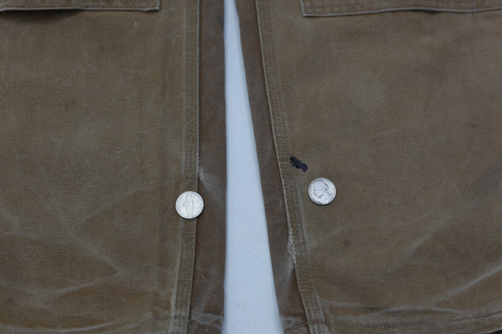 Mens B01 BRN Dungaree Fit Carhartt Double Knee Pants