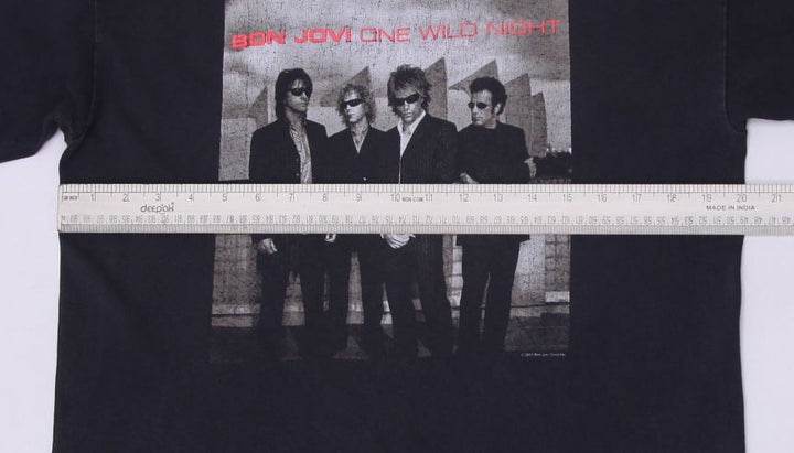 Vintage 2001 Bon Jovi One Wild Night World Tour Black T-Shirt Single Stitch L | Migration_T-Shirts - Alternat | Fashion Rerun