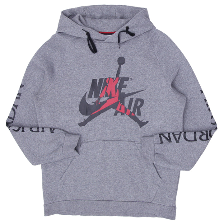Mens Air Jordan Pullover Hoodie Gray - Fashion Rerun Vintage Migration_Sweaters