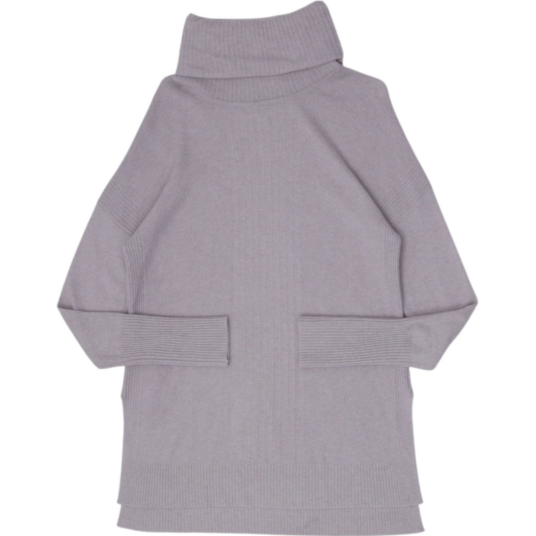 Ladies Nanette Lepore 100% 2-Ply Cashmere Turtleneck Tunic Sweater Size XL
