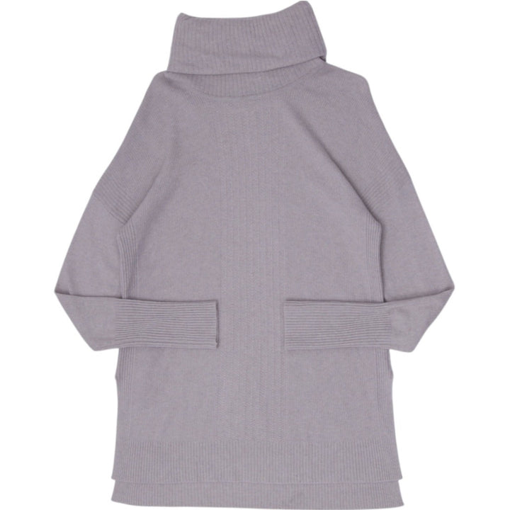 Ladies Nanette Lepore 100% 2-Ply Cashmere Turtleneck Tunic Sweater Size XL