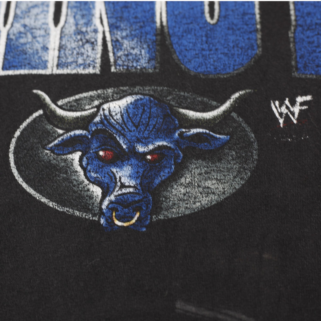 Vintage Mens 2000 WWF The Rock "Bring It" Graphic T-Shirt