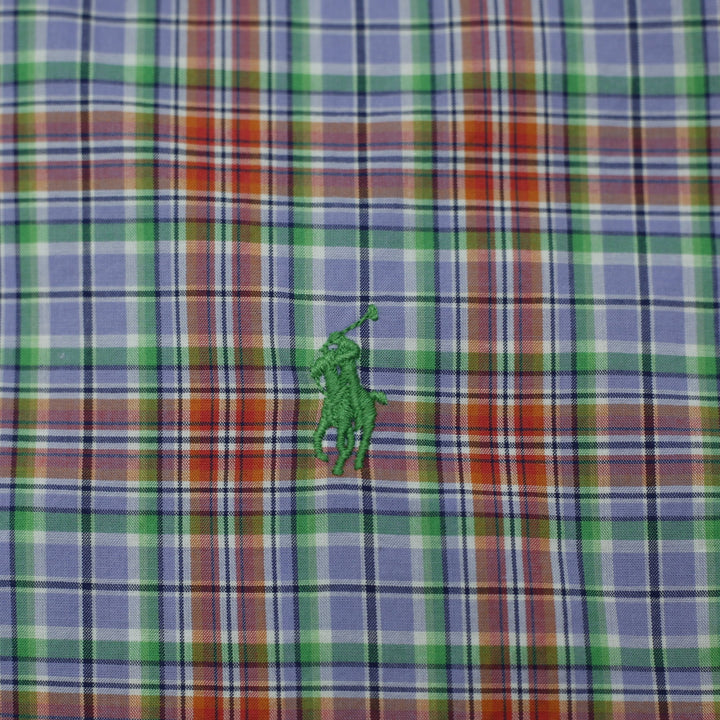 Mens Ralph Lauren Custom Fit Plaid Long Sleeve Shirt Size M