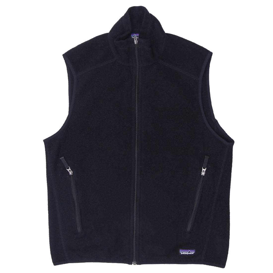 Shop Mens Patagonia Synchilla Fleece Full Zip Vest Black | Fashion