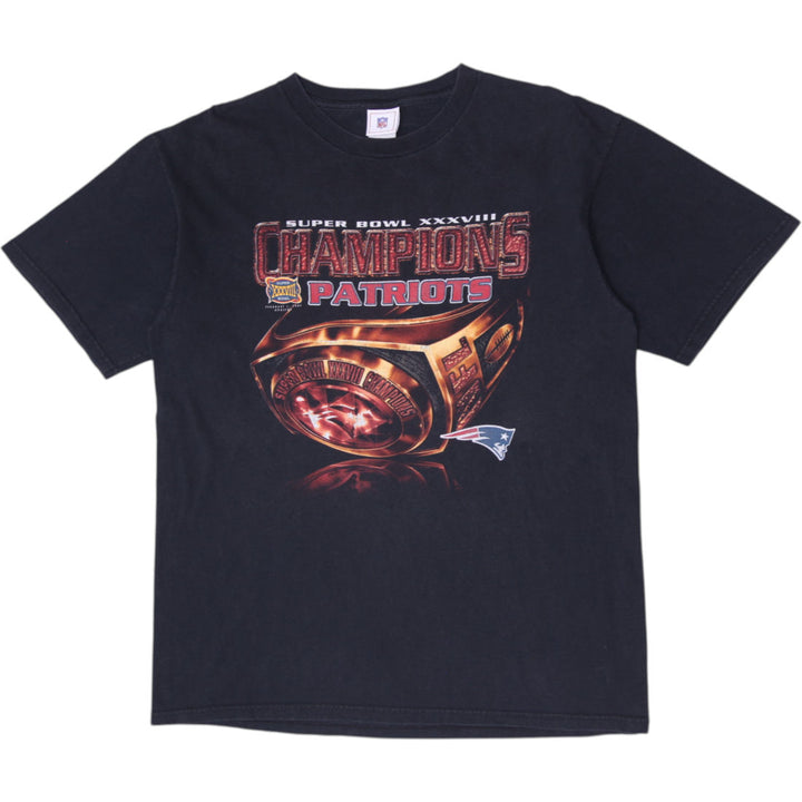 Vintage 20s New England Patriots T-Shirt Super Bowl XXXVIII Champions Ring