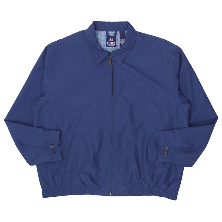 Mens Embroidered Chaps Logo Full Zip Jacket