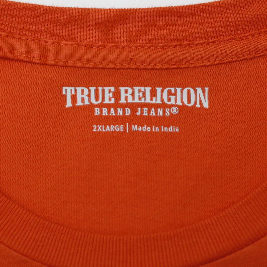 Mens True Religion OG Buddha Brand graphic T-Shirt Size 2XL
