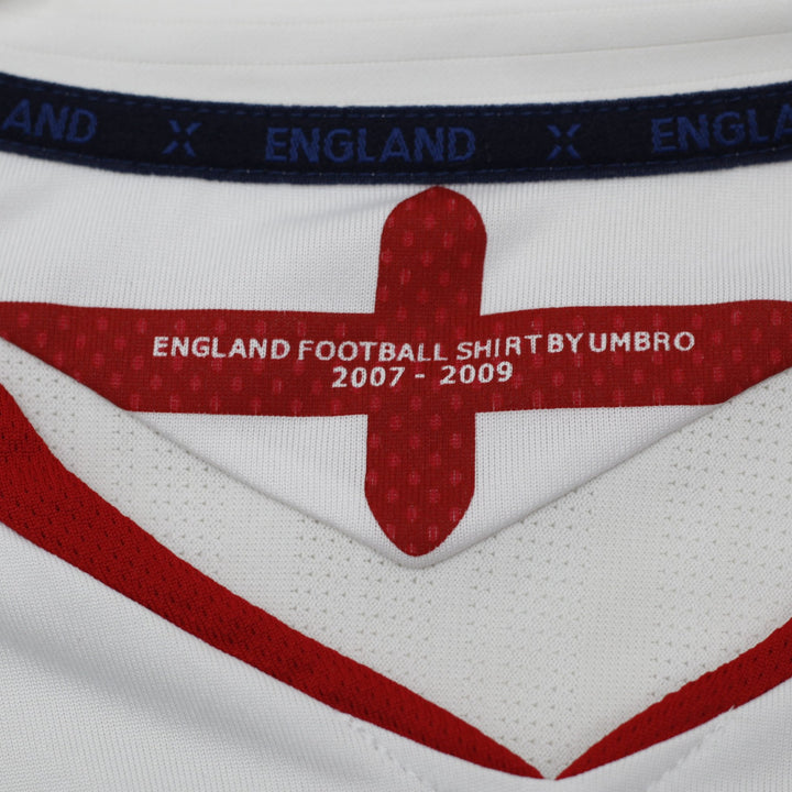 Ladies England Umbro 2007 2009 Home Football Shirt Beckham 7 XL US 14 EUR 42