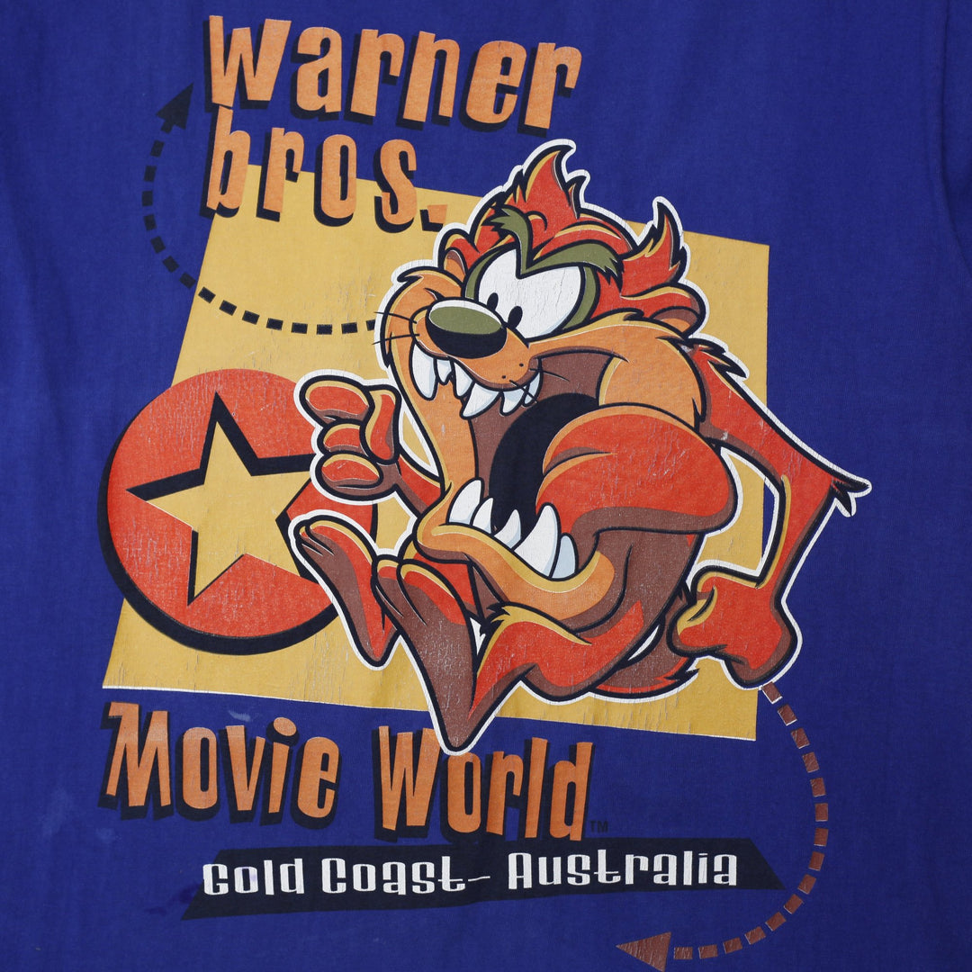 Vintage Mens Warner Bros Tasmanian Character Graphic T-Shirt Size M | Migration_T-Shirts - Detail View | Fashion Rerun