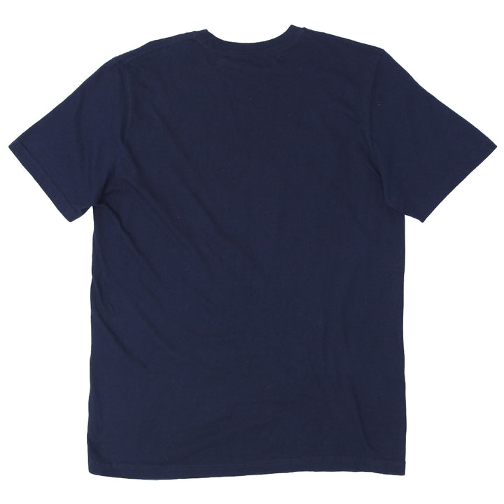 Mens Nike Swoosh Print Crewneck T-Shirt Navy - Fashion Rerun Vintage Migration_T-Shirt