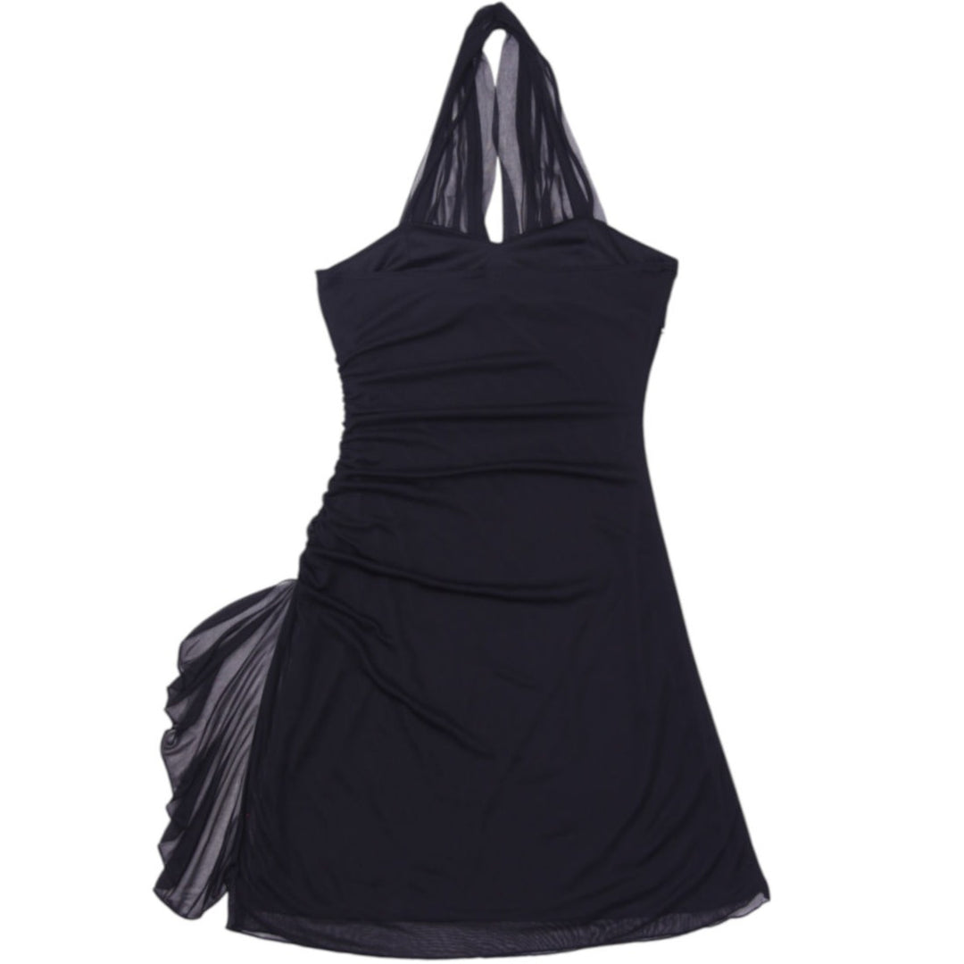 Y2K Ladies Jessica Halter Ruched Mini Dress Size 10P