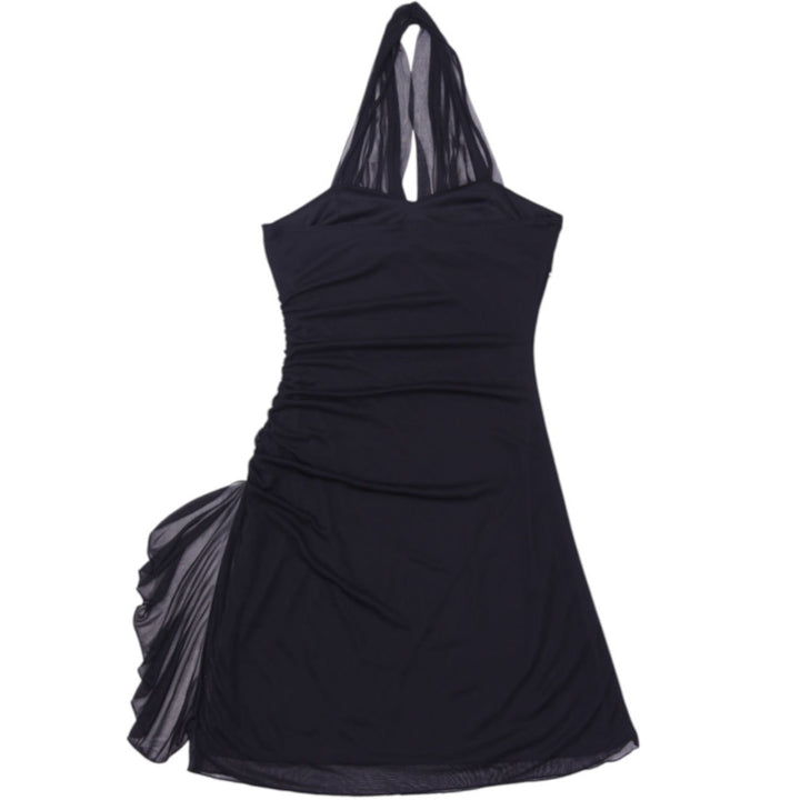 Y2K Ladies Jessica Halter Ruched Mini Dress Size 10P