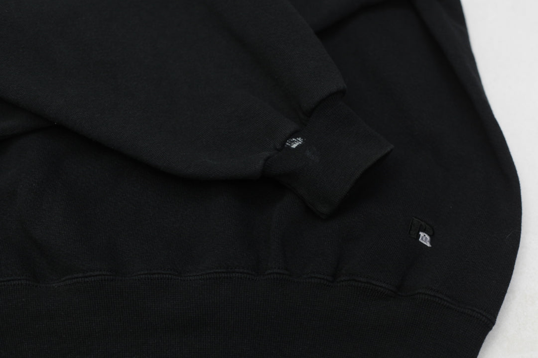 Vintage Russell Athletic Postrio Black Sweatshirt