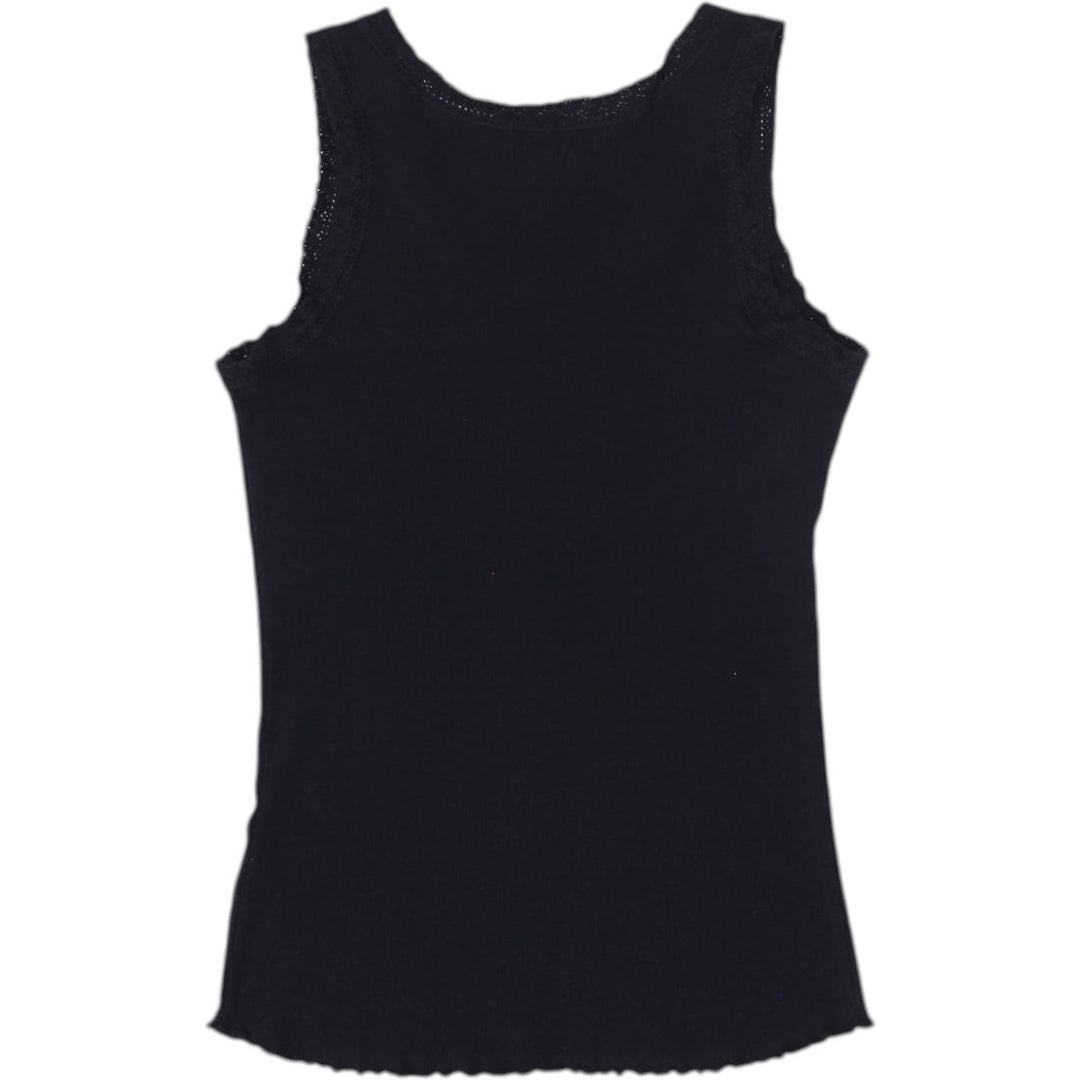 Y2K Ladies Spiral Graphic Gothic Design Tank Top Size 2XL