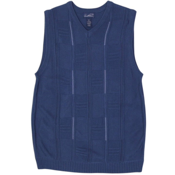 Mens Arnold Palmer 100% Acrylic Vest Sweater Knit Pattern Lightweight