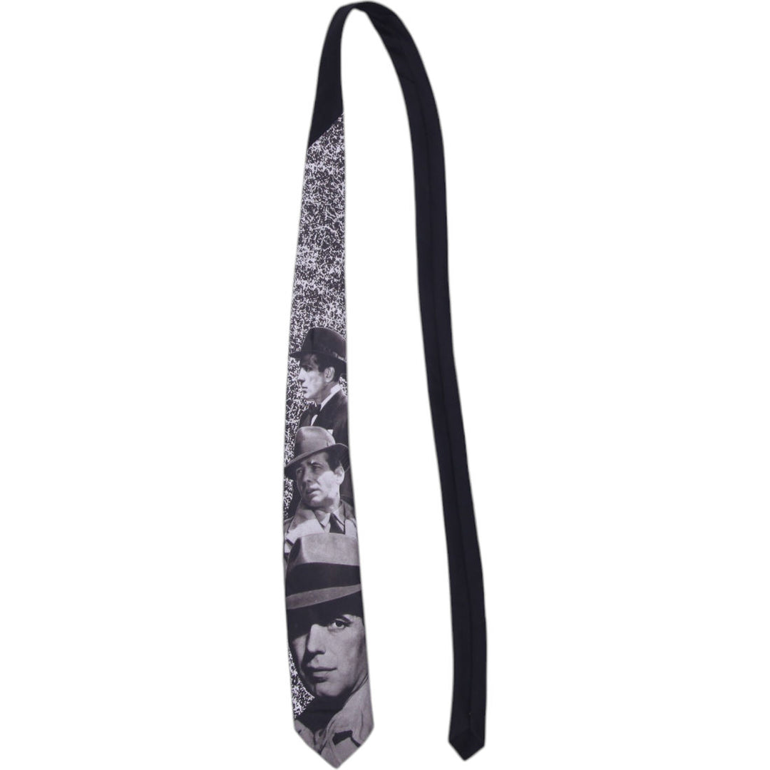 Vintage 90s Humphrey Bogart Ralph Marlin & Co. Classic Neck Tie Made In USA | Migration_Accessories ACCESSORI | Fashion Rerun