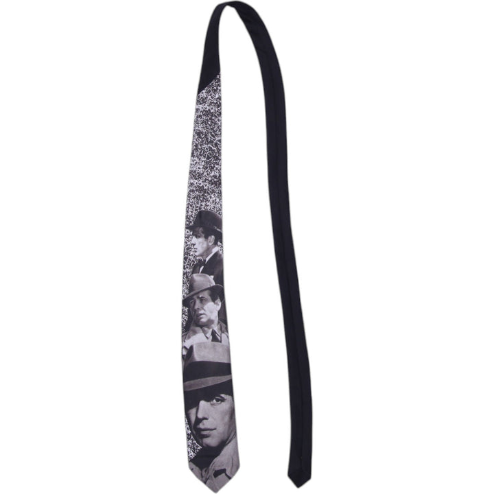 Vintage 90s Humphrey Bogart Ralph Marlin & Co. Classic Neck Tie Made In USA | Migration_Accessories ACCESSORI | Fashion Rerun