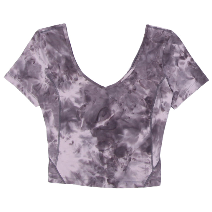 Ladies Lululemon Short Sleeve Crop T-Shirt