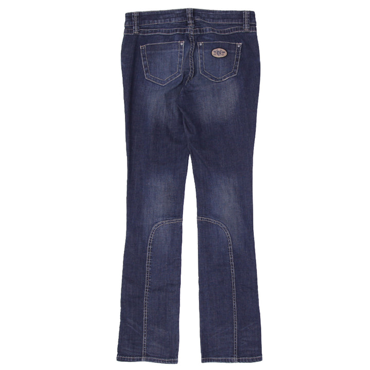 Y2K Ladies Harley Davidson Curvy Convertible Leg Mid-Rise Jeans