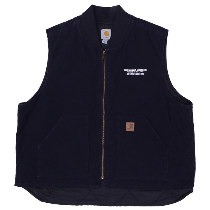Mens Carhartt V02 MDT Arctic Quilt Lined Duck Canvas Vest