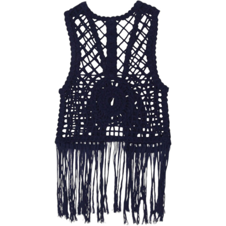 Y2K Ladies Bianka Collection Fringe Sleeveless Open Top