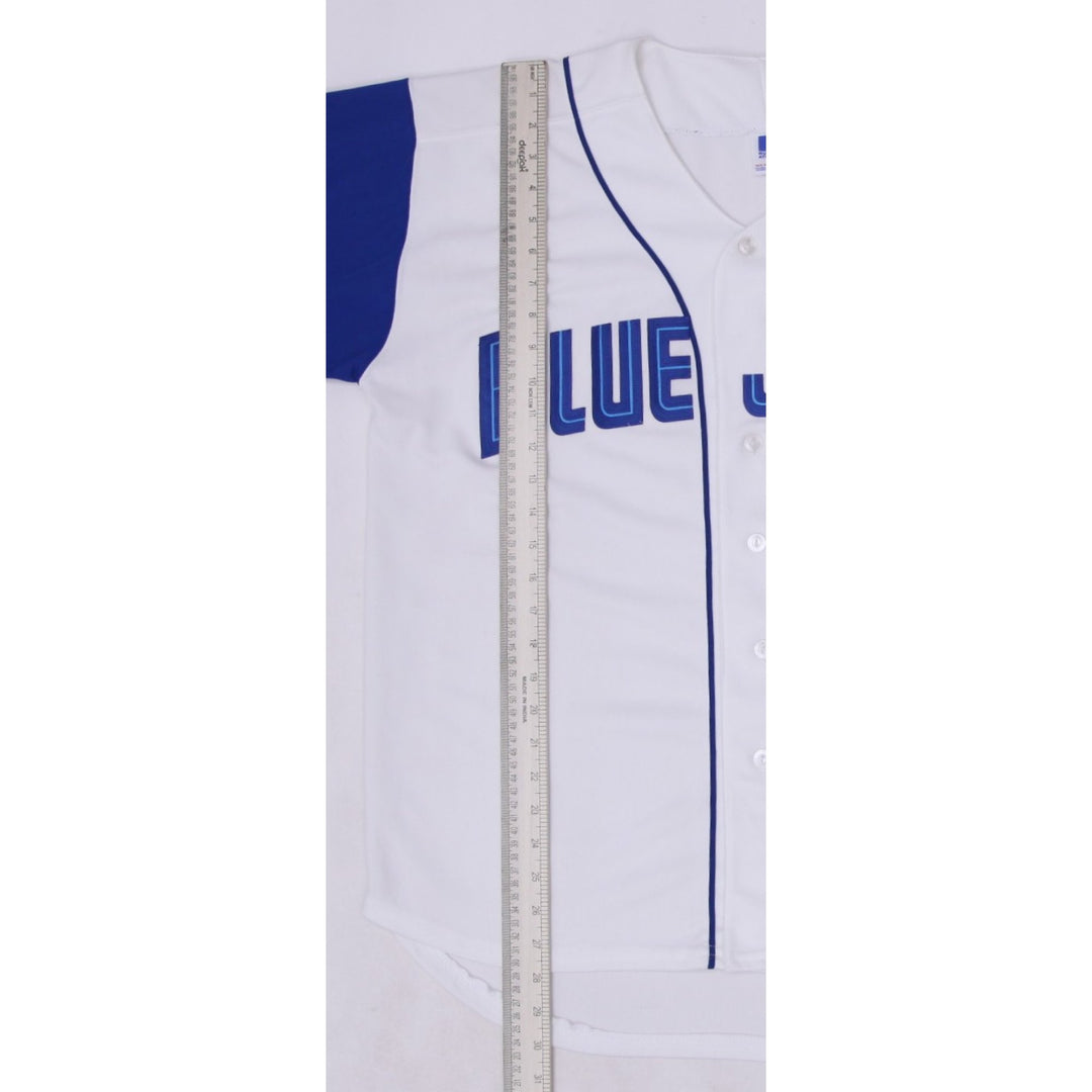 Vintage Mens Russell Athletic Blue Jays Baseball Jersey White L | Migration_Jerseys - View 7 | Fashion Rerun