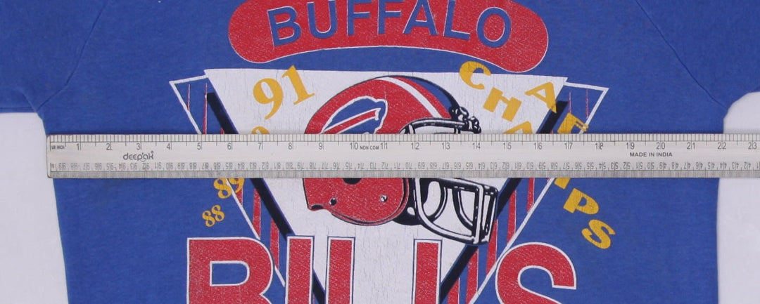 Vintage 90s Buffalo Bills NFL Crewneck Sweatshirt Size L | Migration_Sweatshirts - View 9 | Fashion Rerun