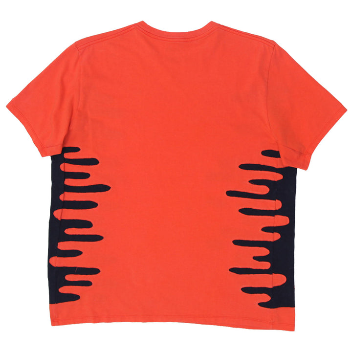 Rework Nike Patchwork Applique Cut Out Mens T-Shirt PR274