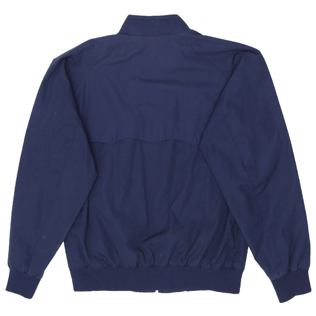 Vintage IZOD Lacoste Plaid Lined Bomber Jacket Navy Blue Size M - Fashion Rerun Vintage Migration_Jacket