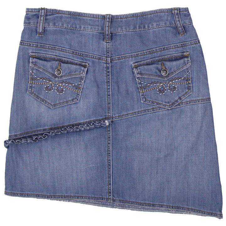 Y2K Ladies Point Zero Denim Midi Skirt