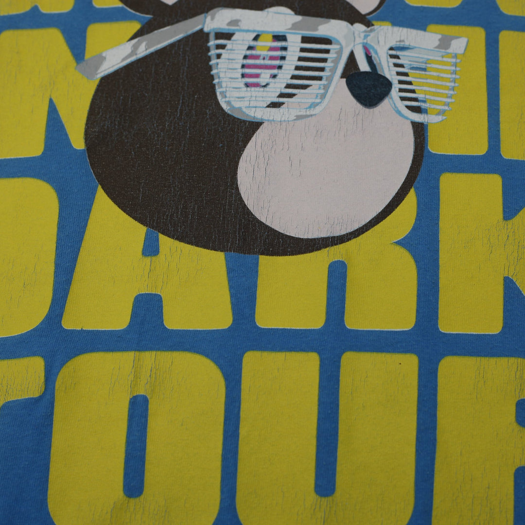 Vintage Gildan Kanye West Glow In The Dark Tour T-Shirt Size S