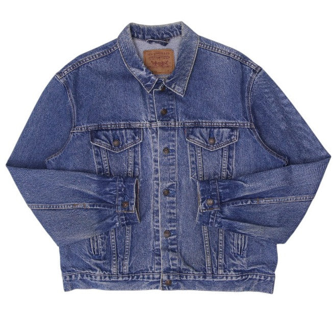 Vintage Mens Levi Strauss Denim Classic Trucker Jacket Size 48
