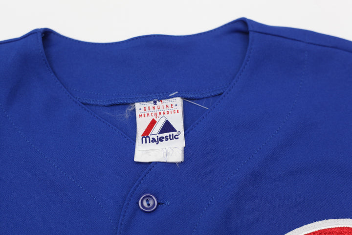 Vintage Majestic Chicago Cubs Lee 25 Baseball Jersey