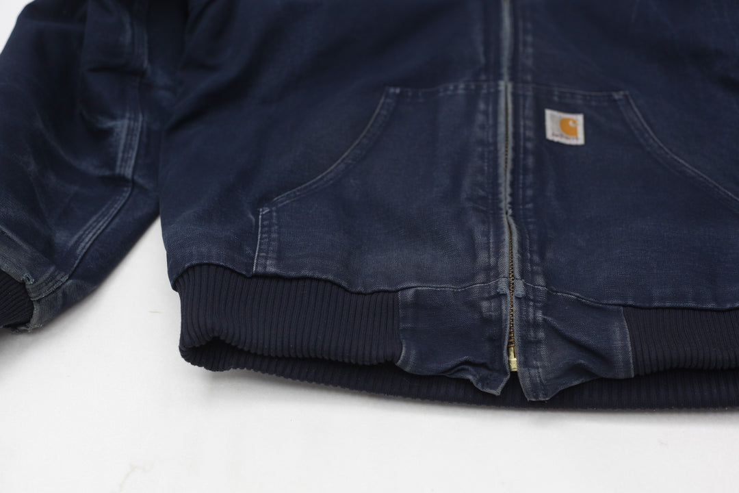 Mens Carhartt J140 DNY Quilt Lined Hooded Work Jacket Made In USA - Fashion Rerun Vintage Migration_Jacket