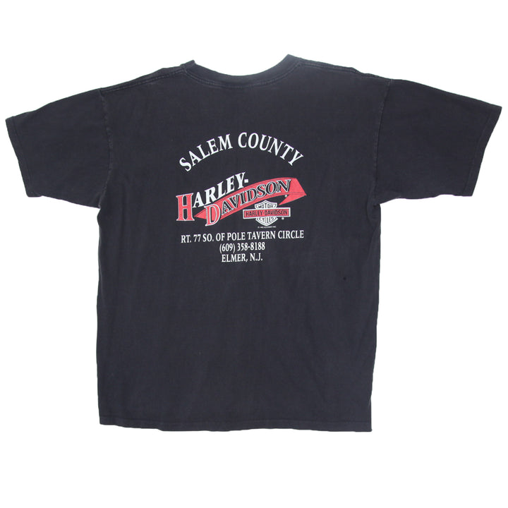 1992 Vintage Harley Davidson Salem County T-Shirt Single Stitch Made In USA XL