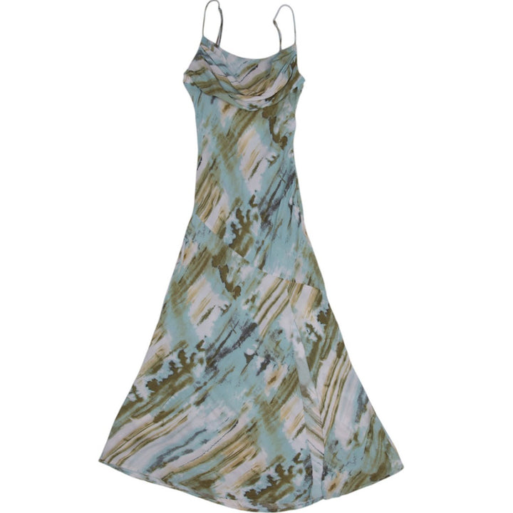 Y2K Ladies Tie Dye Maxi Long Dress Size S | Migration_Dresses | Fashion Rerun