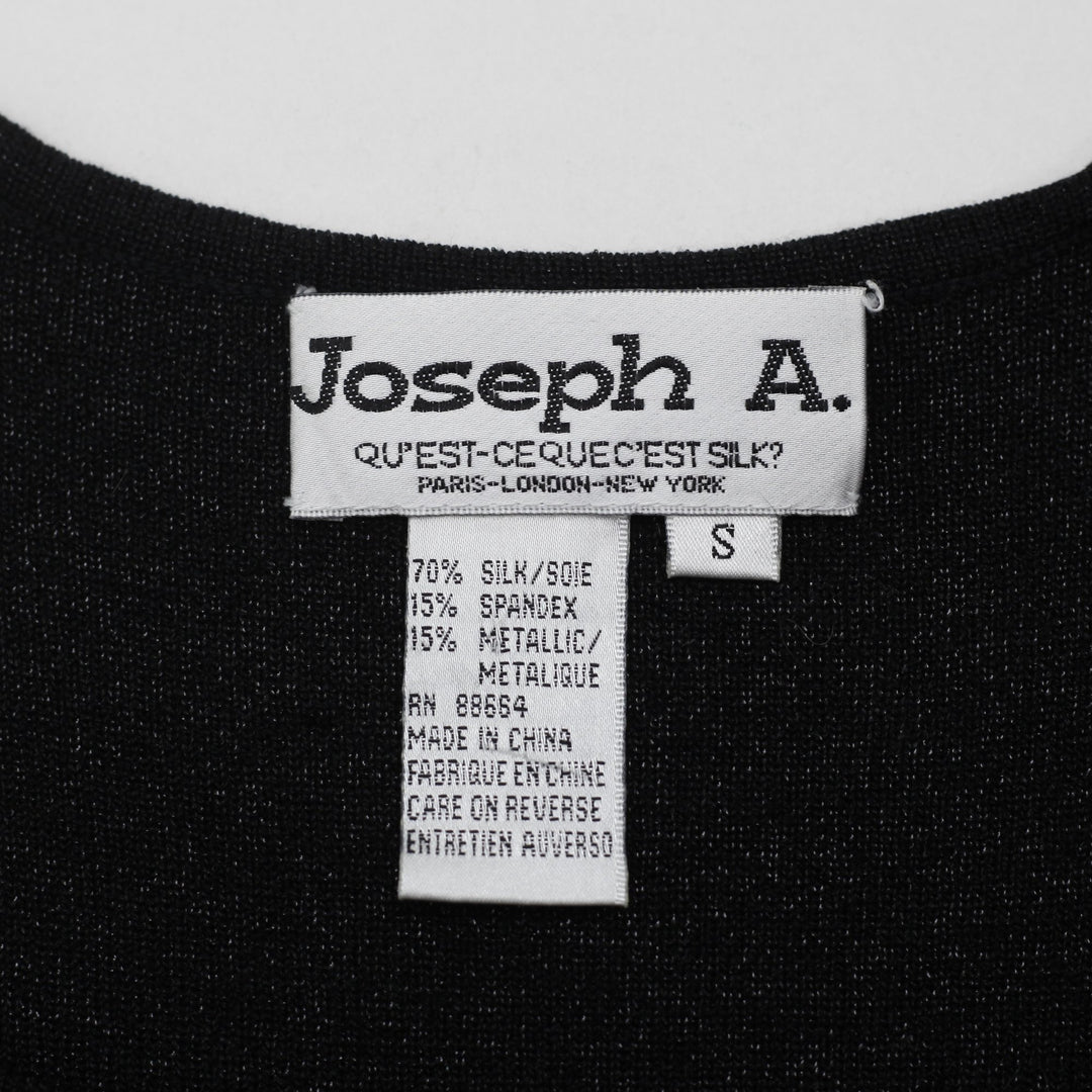 Y2K Ladies Joseph A. Metallic Shimmer Tank Top Size S