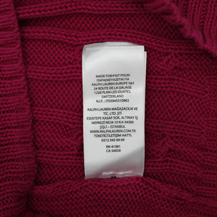 Ladies Ralph Lauren Pima Cotton Cable Knit Sweater Size S