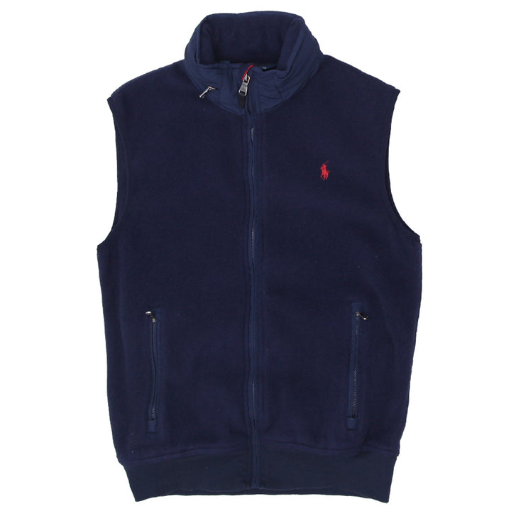 Mens Polo Ralph Lauren Fleece Vest Navy - Fashion Rerun Vintage Migration_Jacket