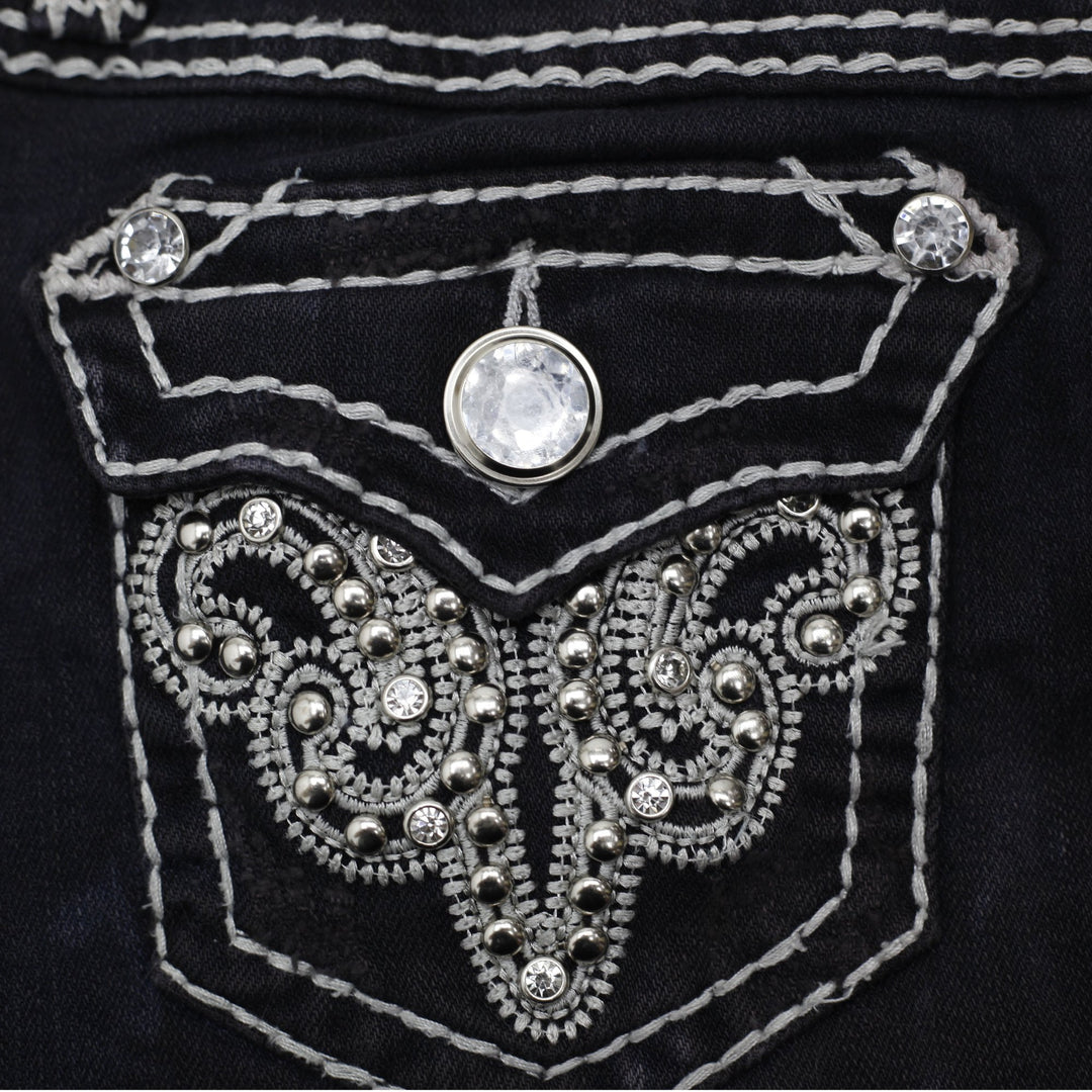 Y2K Ladies LA Idol Rhinestone Mini Skirt Size M | Migration_Skirts - View 6 | Fashion Rerun